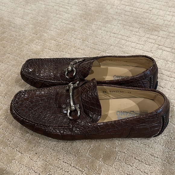 Salvatore Ferragamo crocodile drivers - Picture 2 of 5